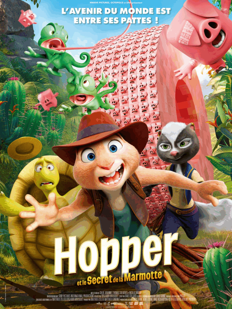 Affiche du film HOPPER ET LE SECRET DE LA MARMOTTE