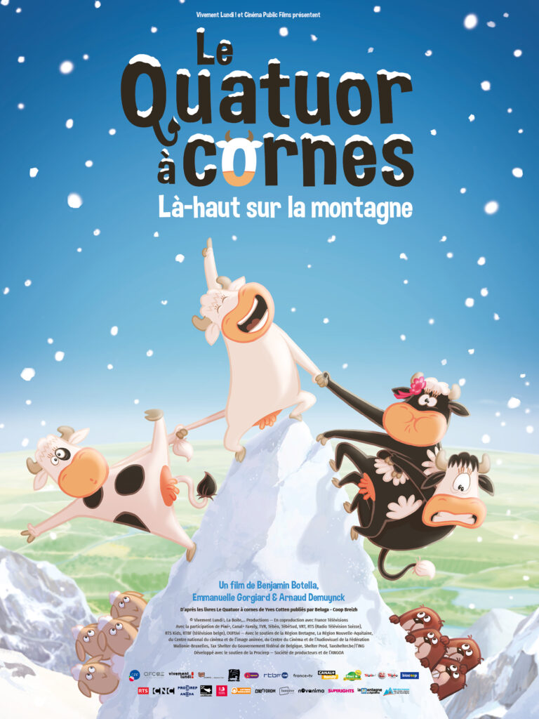 Affiche du film LE QUATUOR A CORNES – LA-HAUT SUR LA MONTAGNE