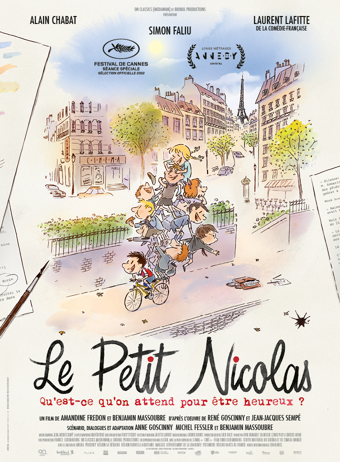 Affiche du film LE PETIT NICOLAS QU EST CE QU&rsquo;ON ATTEND POUR ETRE HEUREUX