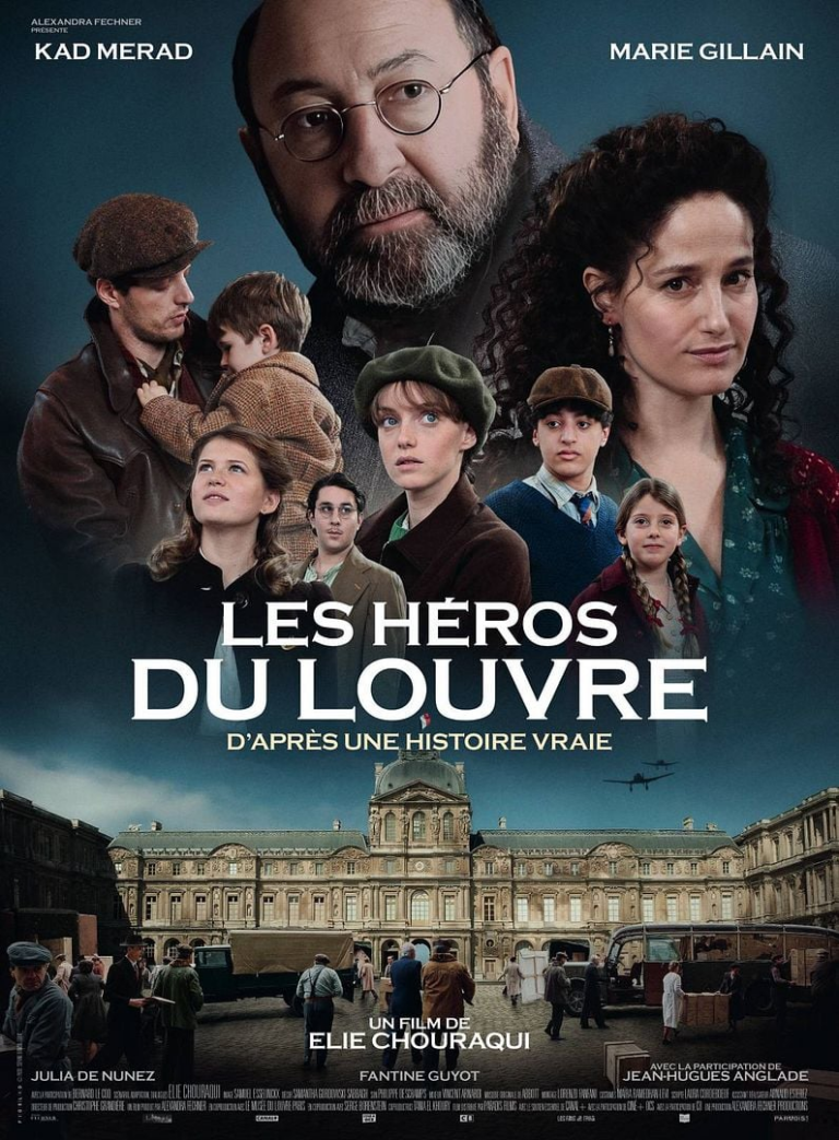 Affiche du film LES HEROS DU LOUVRE