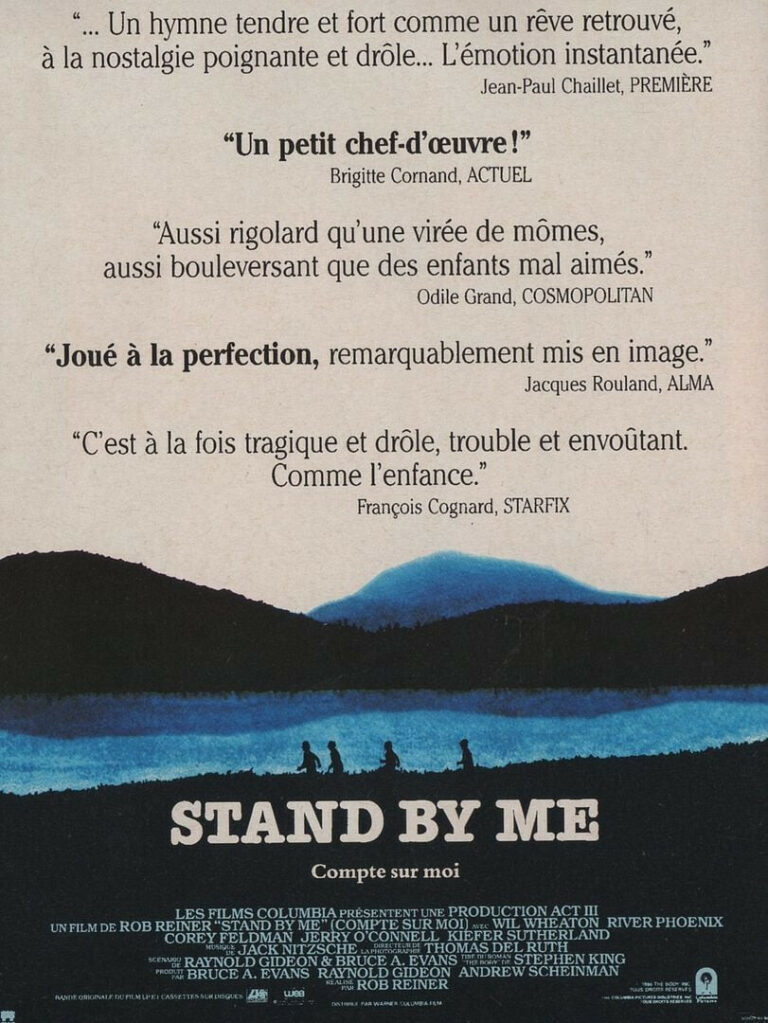 Affiche du film STAND BY ME  COMPTE SUR MOI